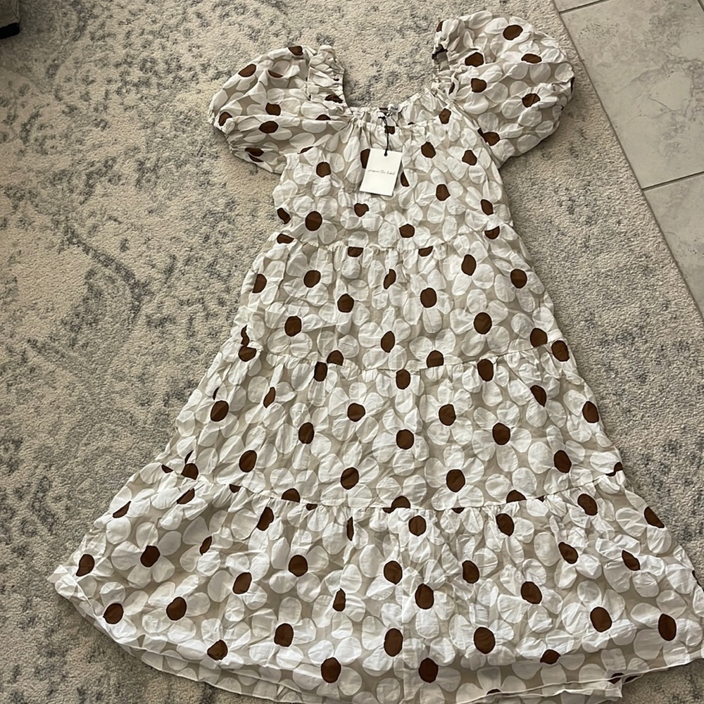 Floral maxi dress.
